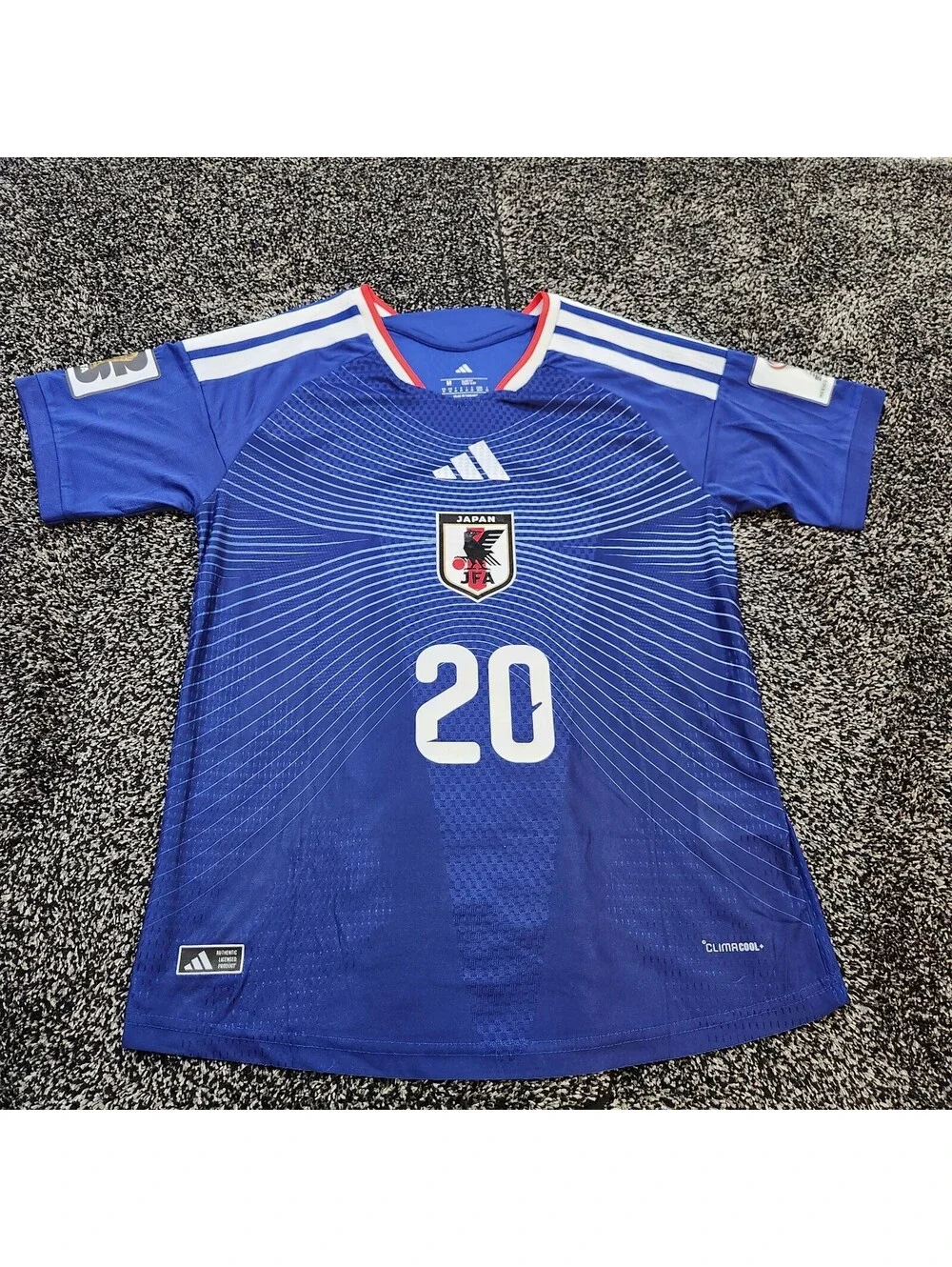 adidas Japan 2026 World Cup Authentic Home Soccer Jersey KUBO #20 Size Medium